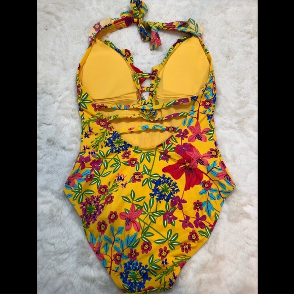 NEW Bleu Rod Beattie Ruffle One Piece Swimsuit 10 - Picture 7 of 8